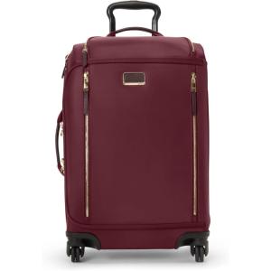 TUMI – Voyageur Leger 4 Wheeled Luggage – Women’s Lightweight and Spacious, Sleek Silhouette, Durable Premium Suitcase – 29″ Extended Trip Expandable Packing Case, Black with Gold Hardware(Wine)