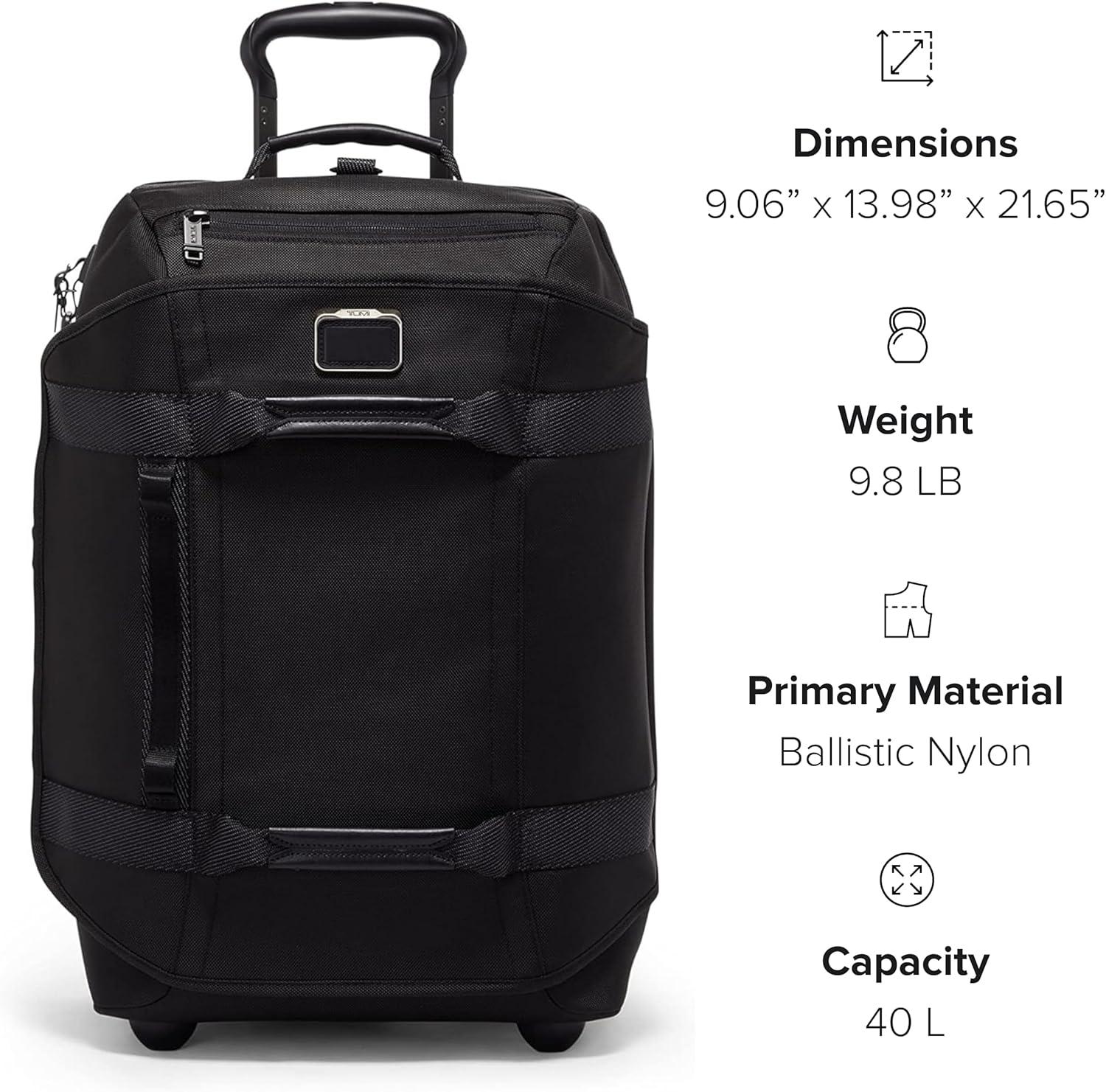 imageTUMI Alpha Bravo Wheeled Duffel CarryOn Ballistic Nylon 218 X 140 X 90 KhakiKHAKI