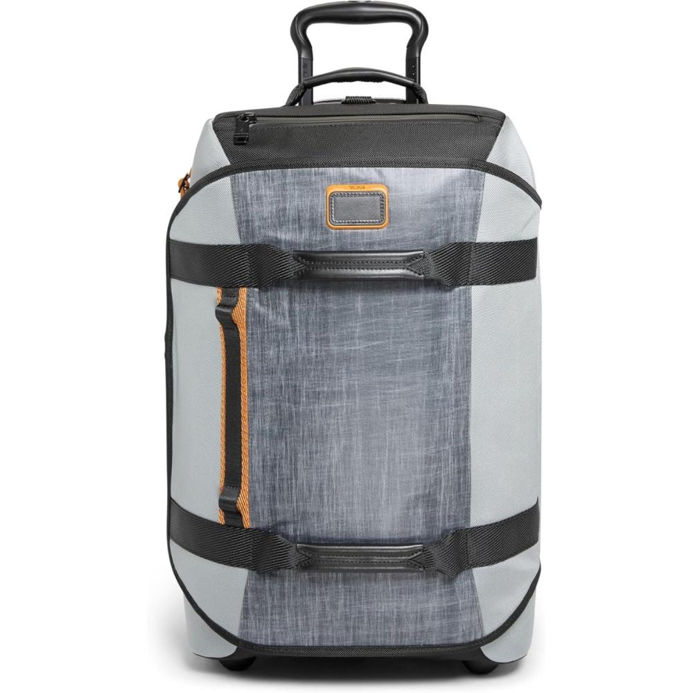 imageTUMI  Alpha Bravo Wheeled Duffel CarryOn  Ballistic Nylon  218 X 140 X 90  KhakiSteel