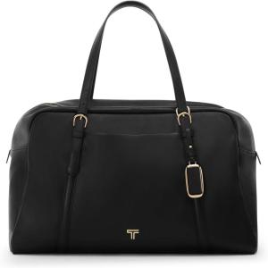 TUMI – Voyageur Oaklynn Weekender – Women’s Leather Travel and Everyday Carryall – Black with Light Gold Hardware(Black/Light Gold)