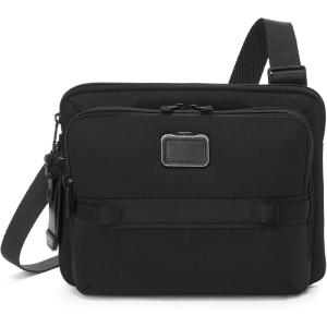 TUMI Alpha Bravo Service Crossbody Bag – Zip Pocket, Tracer, Luggage Tag – Ballistic Nylon – 9.3″ X 12.3″ X 3.0″ – Black