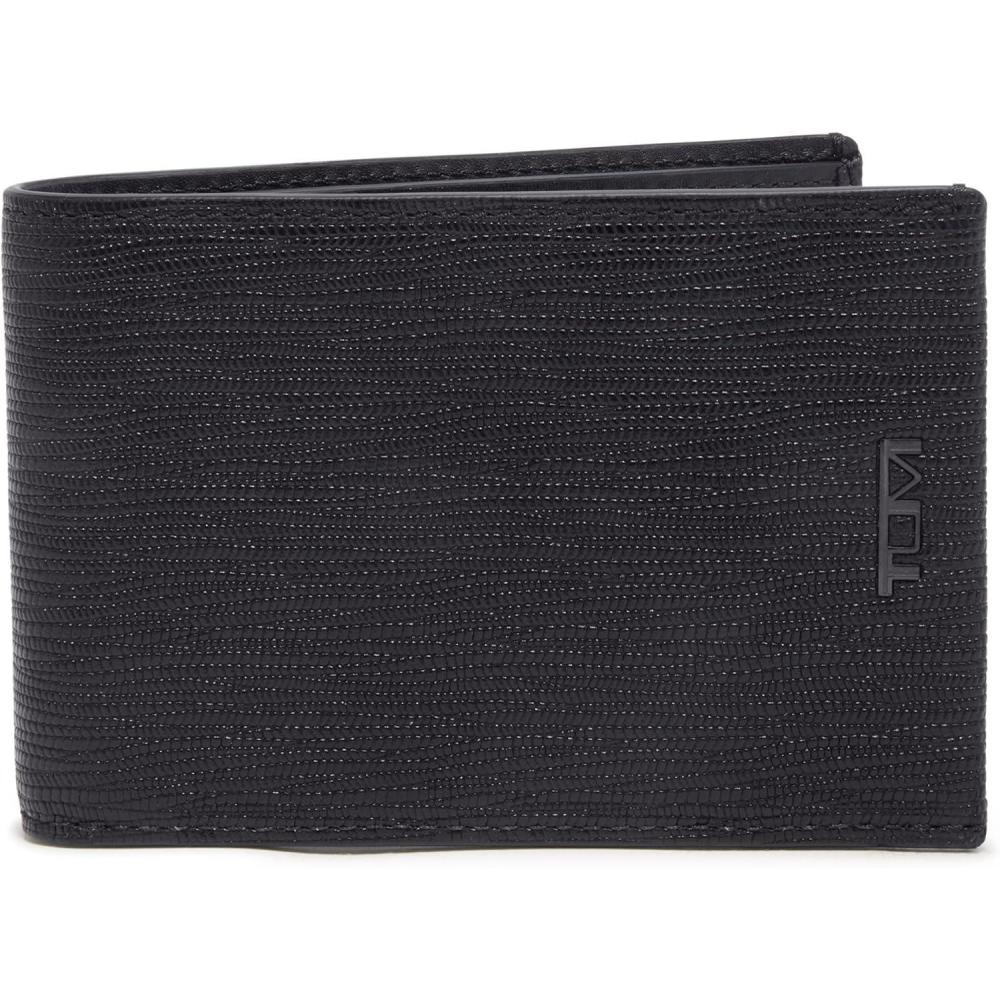 imageTumi Mens Slim Single Billfold Black Embossed One SizeBlack Embossed