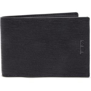Tumi Mens Slim Single Billfold Black Embossed One Size(Black Embossed)