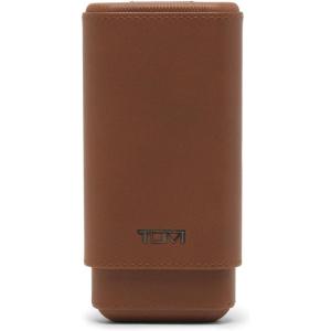 TUMI – Travel Accessories Cigar Case – Keep up to 3 Cigars Fresh – Spanish Cedarwood Interior – Cognac Leather(COGNAC)