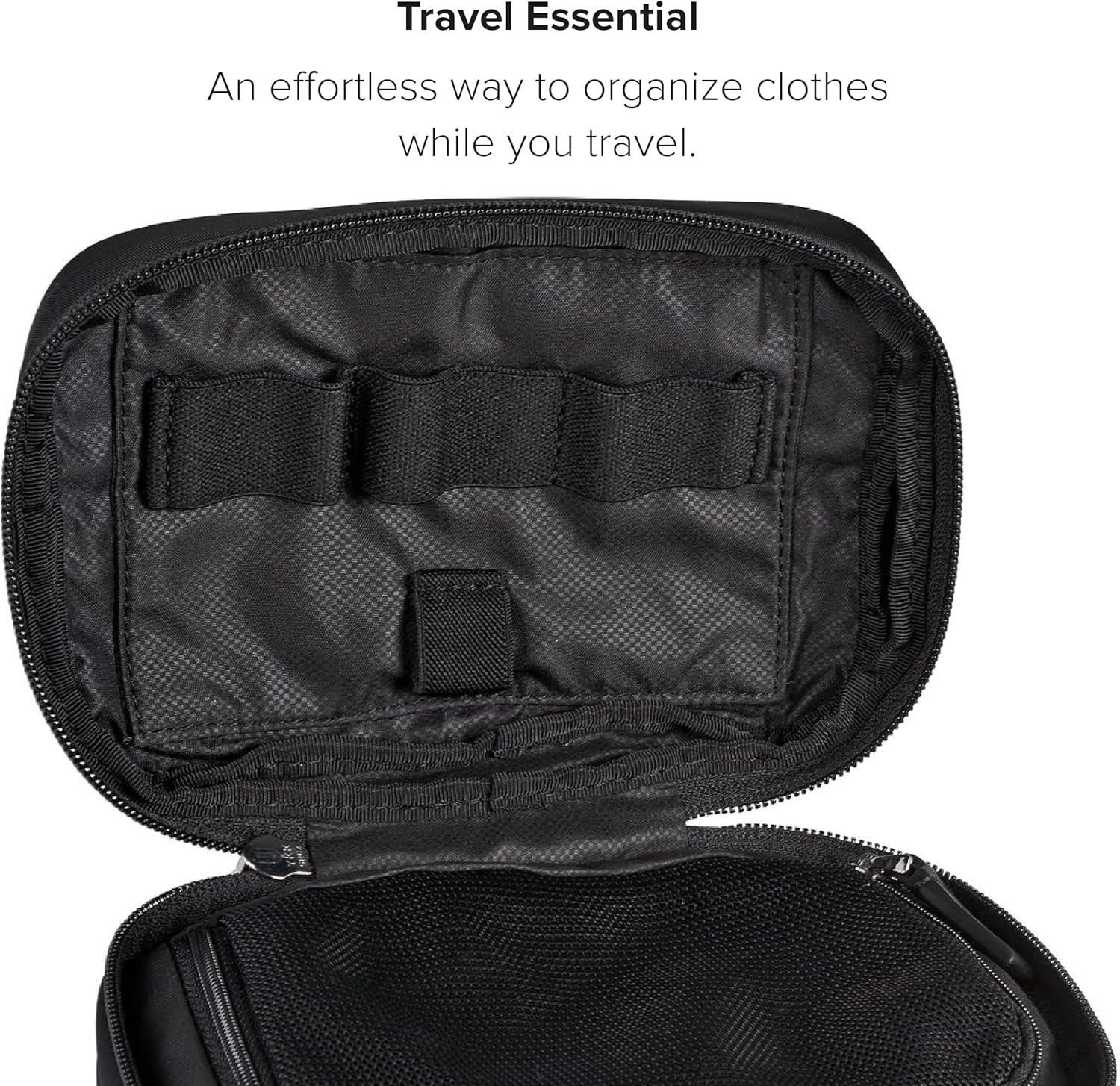 imageTUMI Travel Accessory Pouch Mens and Womens Case Organizer for Cords Electronics Cosmetics Large BlackSmall