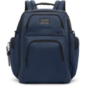 TUMI – Alpha Brief Pack – Men’s and Women’s Work and Travel Laptop Backpack with Padded Adjustable Strap – Fits Up to 15″ Screen – Navy