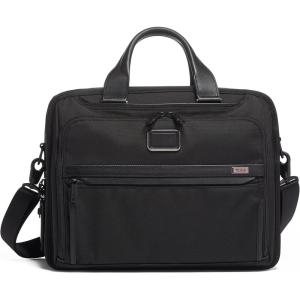 TUMI – Alpha Organizer Brief – Laptop Briefcase for Commute or Travel – Fits Up to 15″ Laptop – Removable Shoulder Strap | for Commute or Travel, Fits Up to 15″ Laptop, Removable Shoulder Strap(Black)