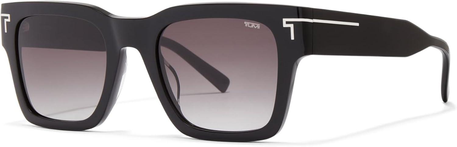 imageTUMI 507 Cat Eye Sunglasses Retro Vintage Sunglasses for Women UV Protection Gradient Lens Sunglass Case 55mm Black