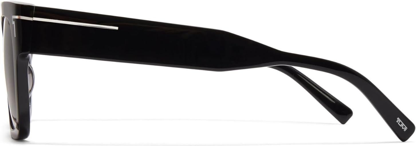 imageTUMI 507 Cat Eye Sunglasses Retro Vintage Sunglasses for Women UV Protection Gradient Lens Sunglass Case 55mm Black