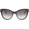 imageTUMI  001 Womens Cat Eye Sunglasses  Retro Vintage Sunglasses for Women  UV Protection  With Sunglass Case  54mm  Black