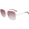 imageTUMI  007 Square Shaped Sunglasses for Women  Stylish Sunglasses with Nose Pads  Casual Eyewear  UV Protection  57mm  Rose