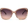 imageTUMI  502 Square Gradient Acetate Sunglasses  Stylish Squared Sunglasses for Women  UV Protection  Sunglass Case  58mm  Brown