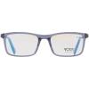 imageTUMI  VTU800 Unisex Reading Glasses  Blue Light Blocking Eyeglasses for Men amp Women  Stylish Rectangle Shape Eyewear  10mm  Crystal Navy