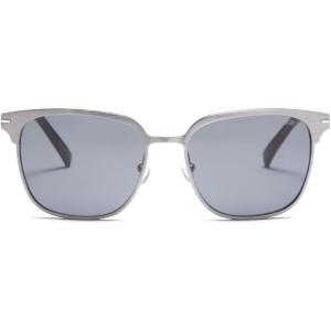 TUMI – 009 Unisex Square Sunglasses – Casual Eyewear – Stylish Sunglasses for Men & Women – UV Protection – Sunglass Case – 55mm – Gunmetal