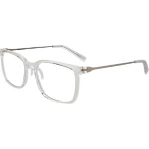 TUMI – VTU803 Unisex Reading Glasses – Blue Light Blocking Eyeglasses for Men & Women – Stylish Rectangle Shape Eyewear – +1.50-53mm – Crystal