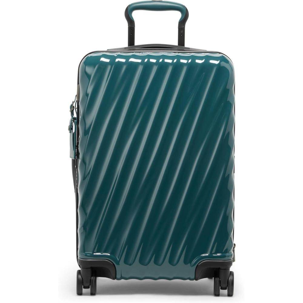 imageTUMI  19 Degree International Expandable 4 Wheeled CarryOn  Hard Shell Suitcase  218 X 140 X 90  FuchsiaLagoon